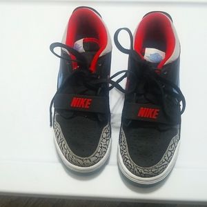 Jordan Legacy312 Low Black,Red,Blue,Cement Kids Sz5 Gently Used